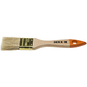 Кисть флейцевая DEXX 38мм с  деревянной ручкой и натуральной щетиной