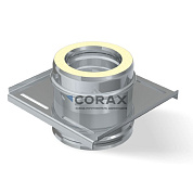 Площадка монтажная утепленная 130(430/0,8)x200(430/0,5) нержавеющая сталь Corax