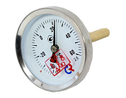 Термометр биметаллический БТ-51.211 Dn100 0...+100°C L=100мм G1/2” Росма