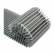 Решетка для внутрипольных конвекторов Techno РРА 370- 800 серебро