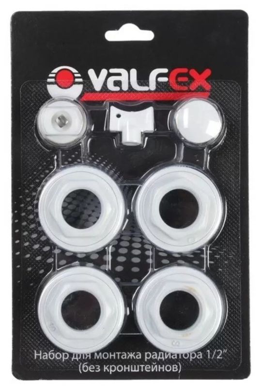 Набор для монтажа радиаторов 1/2” без кронштейнов Valfex