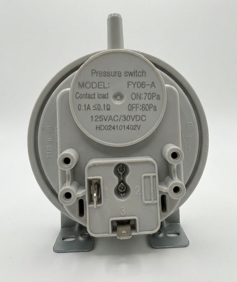 Дифференциальное реле давления воздуха (прессостат, маностат) 70/60 Па