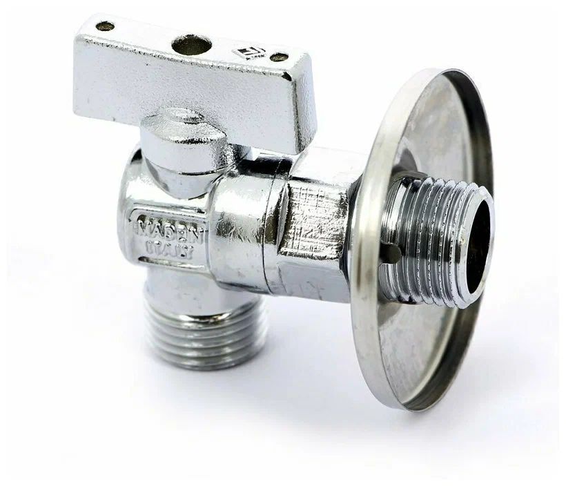 Кран шаровой угловой для бытовой техники 1/2”х1/2” Bugatti Miami