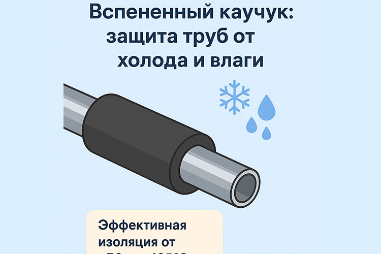 Трубы без конденсата и холода: выбираем вспененный каучук