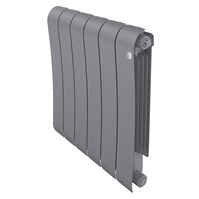 Радиатор биметаллический Royal Thermo Infinity 500 Silver Satin  6 секций