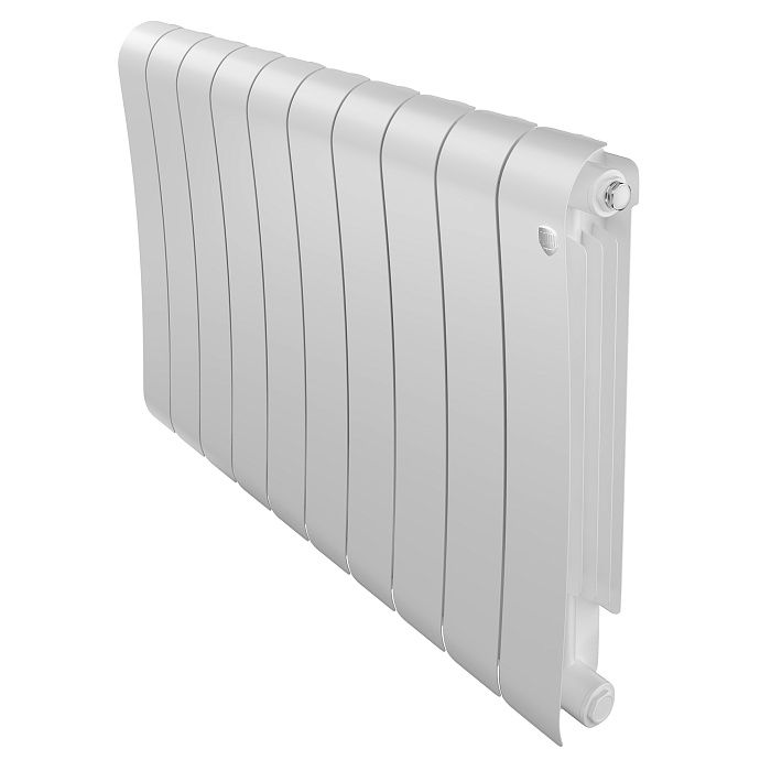 Радиатор биметаллический Royal Thermo Infinity 500 Bianco Traffico, 10 секций