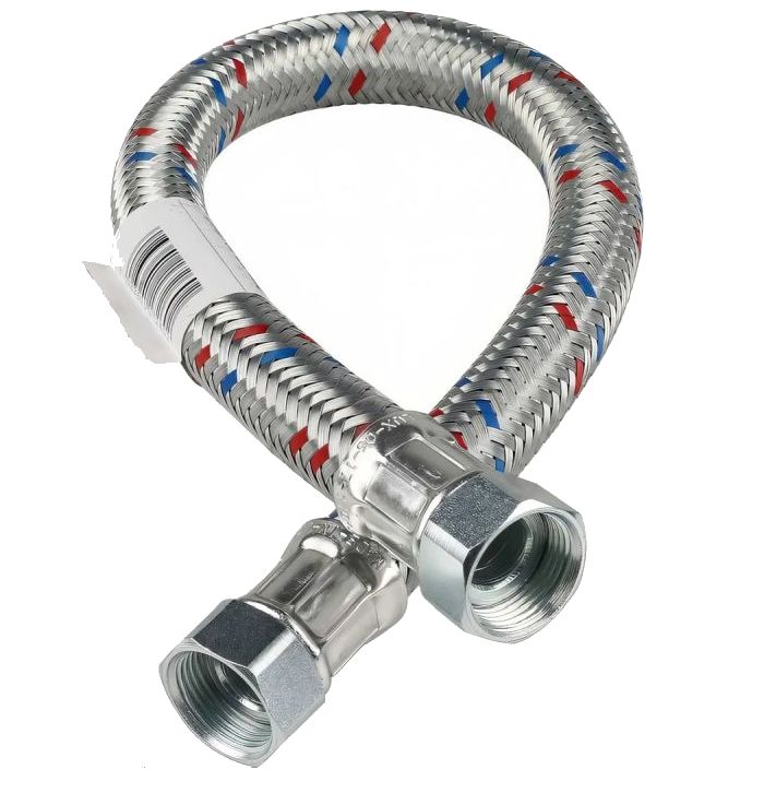 Гибкая подводка для воды Гигант  1/2” г/г 1,5м