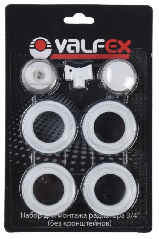 Набор для монтажа радиаторов 3/4” без кронштейнов Valfex
