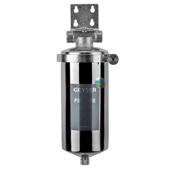 Корпус фильтра Премьер 10BB 1” (нержавеющая сталь) Гейзер