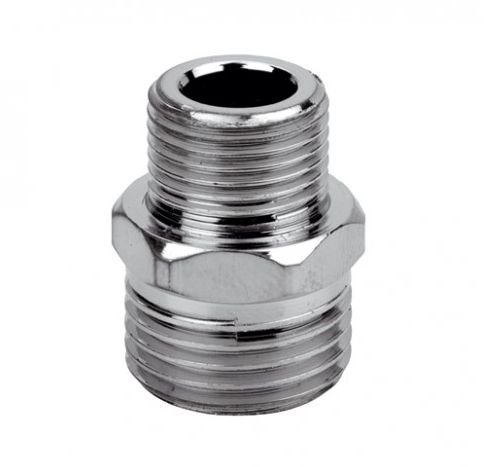 Ниппель нержавеющий переходной 1/2”х1/4” AISI 304