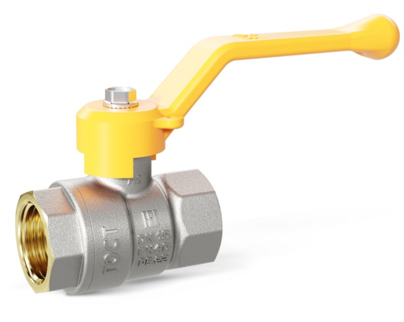 Кран шаровой газовый 1 1/4” г/г, рычаг LD Pride 47.32.В-В.Р.GAS