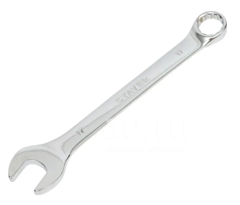 Комбинированный гаечный ключ STAYER HERCULES, 17 мм, Professional