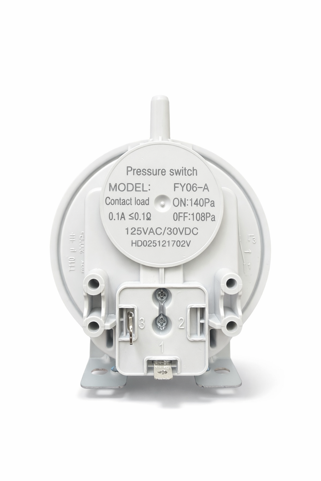 Дифференциальное реле давления воздуха (прессостат, маностат) 140/108 Па