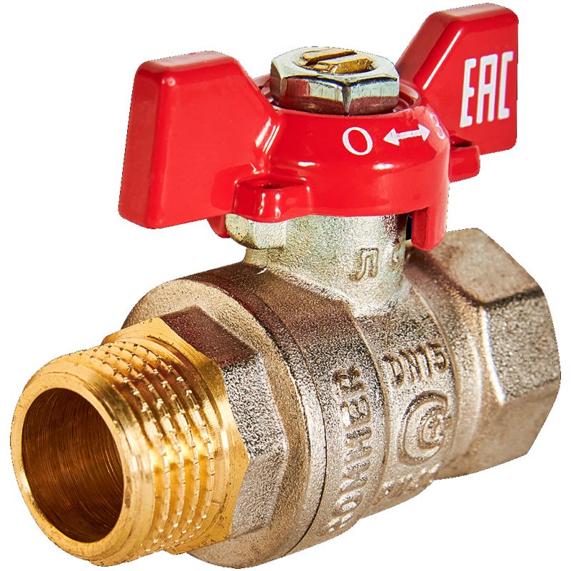 Кран шаровой 1/2” г/ш бабочка Rommer