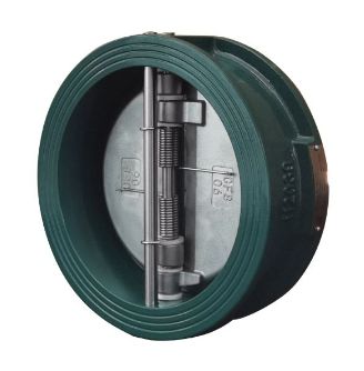 Клапан обратный межфланцевый двухстворчатый (нерж.) DN 200 PN 16 Gala