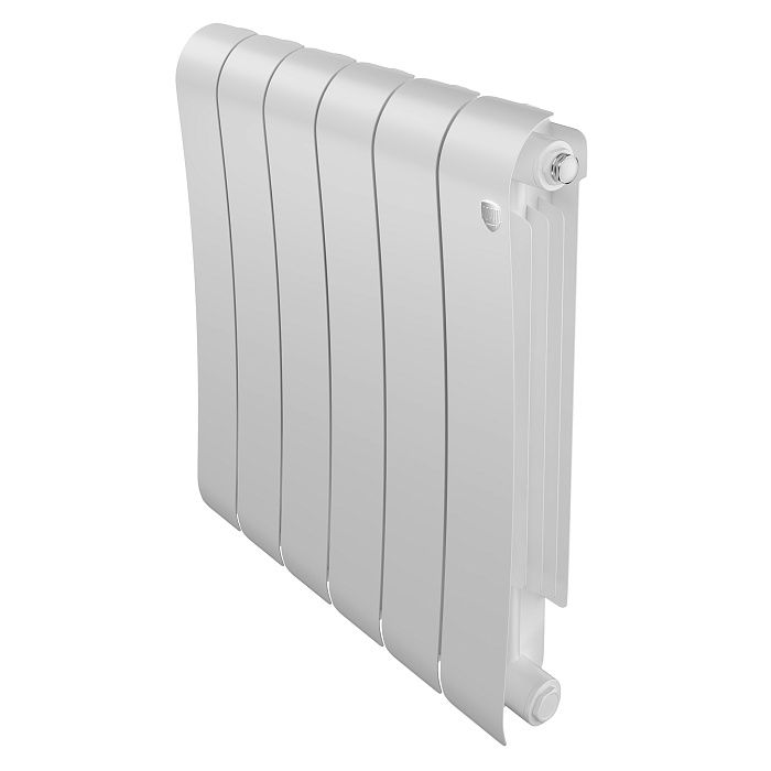 Радиатор биметаллический Royal Thermo Infinity 500 Bianco Traffico,  6 секций