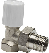 Клапан регулирующий для радиатора угловой 3/4” Aqualink