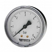 Манометр аксиальный F+R100 (MAL) Dn 50, 0...6 бар, G-1/4” Watts