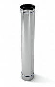 Дымоход  80 (430/0,5), L=1м, нержавеющая сталь