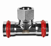 Тройник-переходник прессовый из нержавеющей стали 28х1/2” ВР Rommer