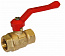 Кран шаровой 1 1/2” г/г, рычаг (латунь) Aqualink