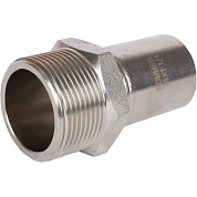 Вставка переходная прессовая из нерж. стали 35х1 1/4” НР Rommer