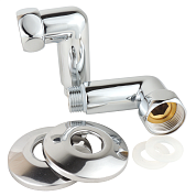 Уголок для полотенцесушителей  3/4”х1/2” г/ш (хром) Tim