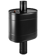 Бак Black овальный 55л на трубе Ø115 (сталь AISI 439)