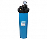 Корпус фильтра для холодной воды 20” BB AQUATECH (латун. вставка, кронштейн, манометр)