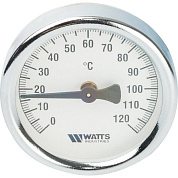 Термометр биметаллический накладной с пружиной Dn80 0...120°С Watts