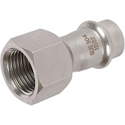 Переходник прессовой из нерж. стали 22х1/2” ВР Rommer