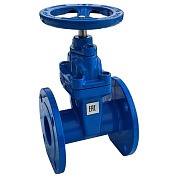 Задвижка чугунная 30ч39р DN  50 PN 16 (EPDM) с обрезиненным клином, КНР