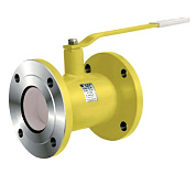 Кран шаровой для газа фланцевый DN  25 PN 40 (Ст. 20) КШ.Ц.Ф.GAS.025.040.Н/П.02, LD