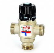 Клапан термостатический смесительный  1" НР (35-60 °C) Uni-Fitt