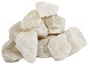 Камень Кварц белый колотый (ведро 10 кг)