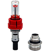 Расходомер для коллекторов в комплекте с ниппелем 1/2"х3/4" Aqualink