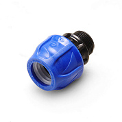 Муфта ПНД 90х2” ц/ш (Blue series) Poelsan