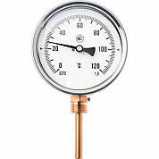 Термометр биметаллический радиальный ТБ-100 (от 0 до +120 °С, 100 мм)