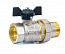 Кран шаровой с американкой  1/2” бабочка LD Pride 47.15.В-ГШ.Б
