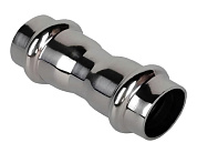 Пресс-муфта двухраструбная из нержавеющей стали 35 Zeissler