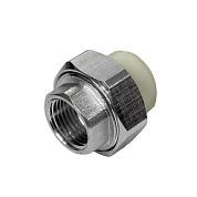 Муфта комбинированная разъёмная 25х1/2” ВР серая