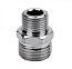 Ниппель нержавеющий переходной   1/2”х1/4” AISI 304