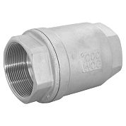 Клапан обратный муфтовый нержавеющий   1/2” AISI304