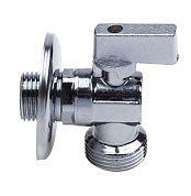 Кран шаровой угловой для стиральных машин 1/2"х3/4" Aqualink