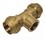 Тройник латунный обжимной 40х1 1/4”х40 (в.р.) TIEMME